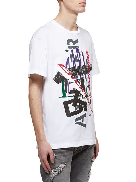 dior logo shirt|Dior graphic tees.